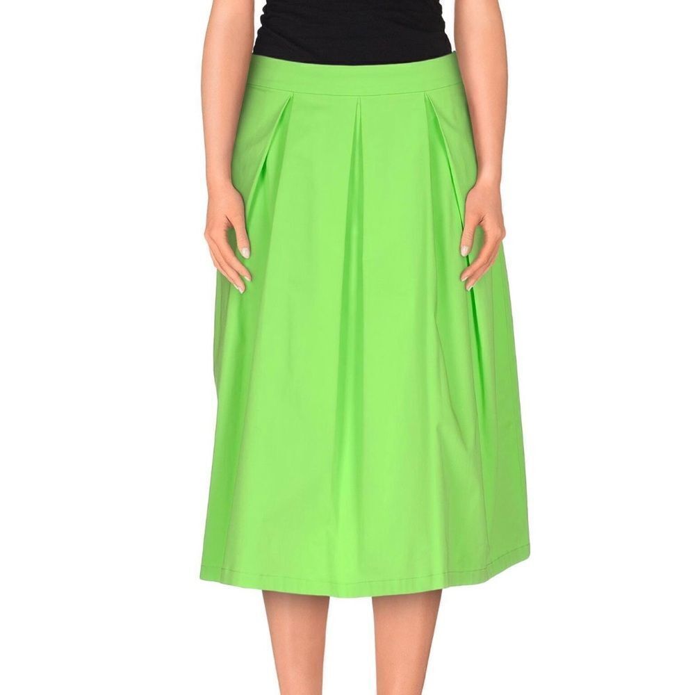 Patrizia Pepe Lime A-Line Skirt
